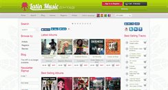 Desktop Screenshot of latinmusicdownloads.com