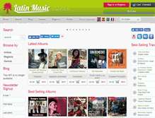 Tablet Screenshot of latinmusicdownloads.com